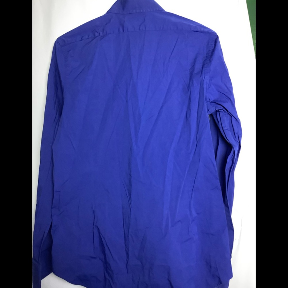 Express Slim Fitted Button Down Long Sleeves Shirt - image 3